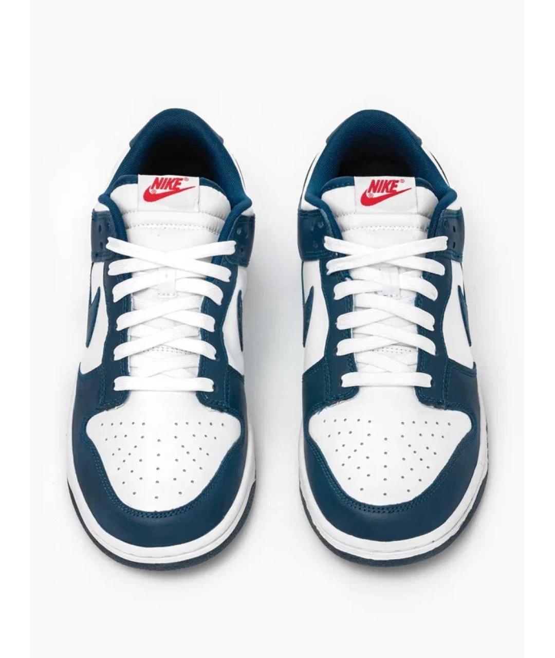 NIKE Синие кожаные кроссовки, фото 3