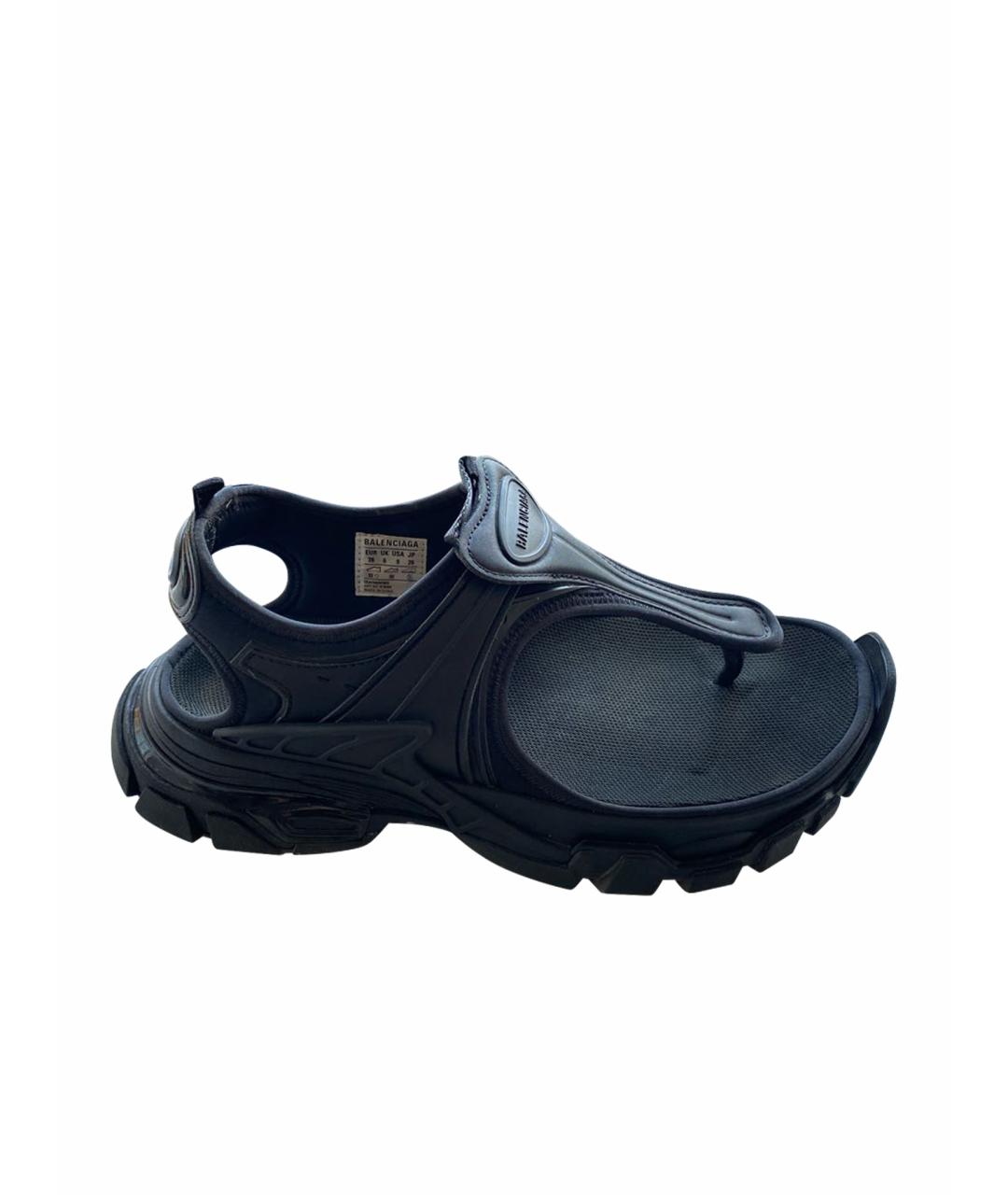 BALENCIAGA Черные сандалии, фото 1