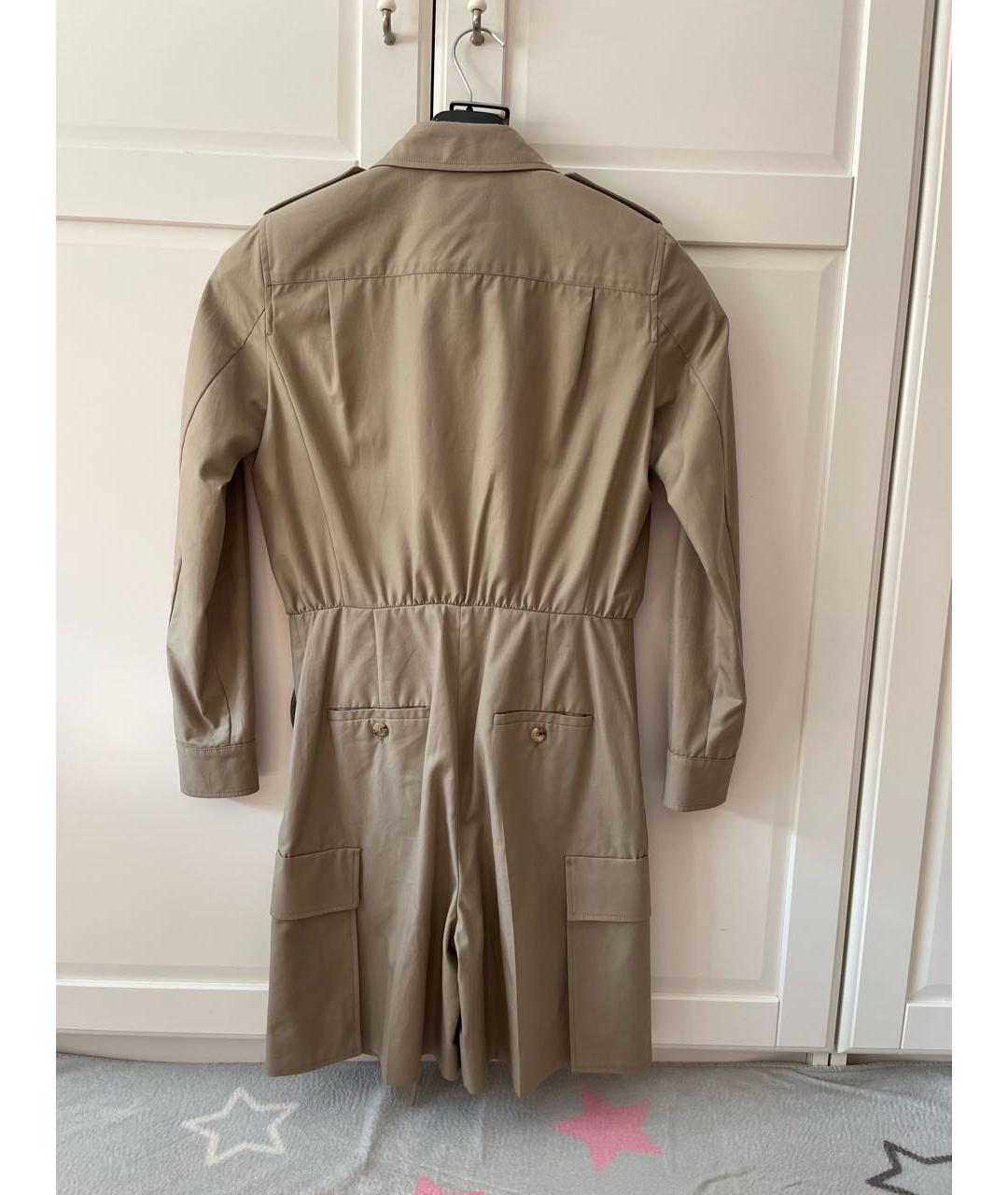 MAX MARA Хаки хлопковый комбинезон, фото 6
