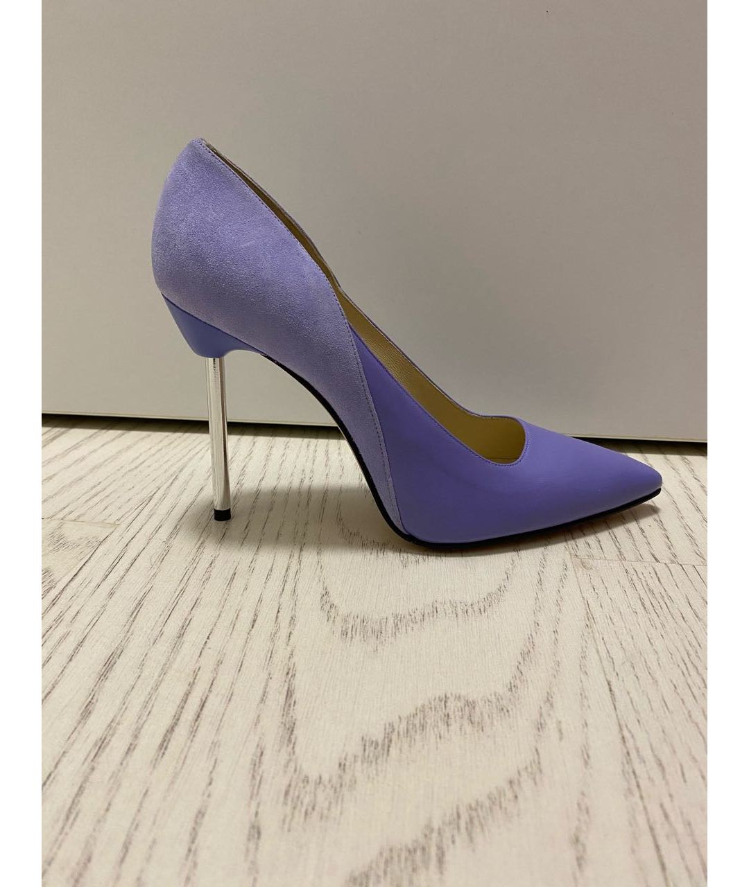 BILLIONAIRE Фиолетовые кожаные туфли, фото 5