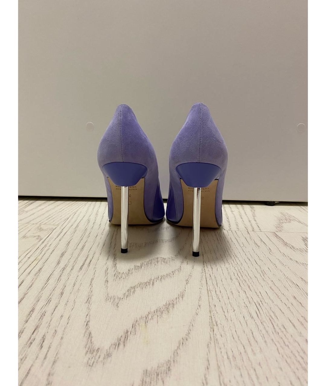 BILLIONAIRE Фиолетовые кожаные туфли, фото 3