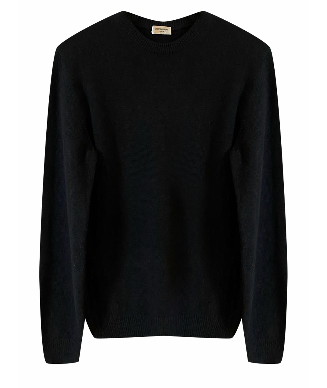 SAINT LAURENT Черный кашемировый джемпер / свитер, фото 1