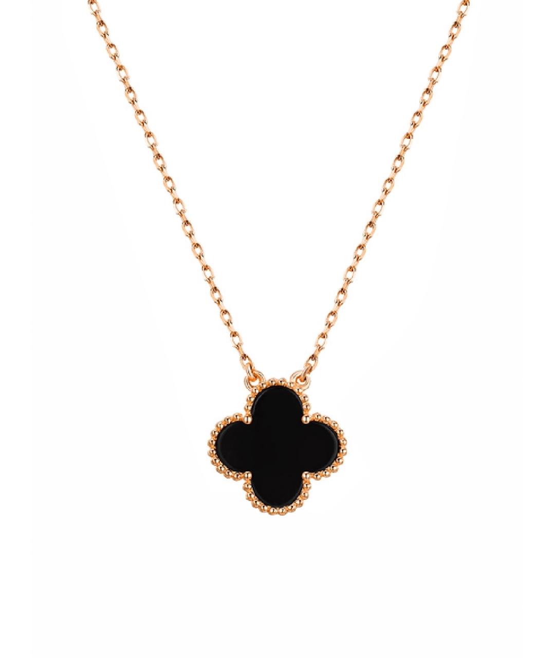 VAN CLEEF & ARPELS Черный кулон из желтого золота, фото 1