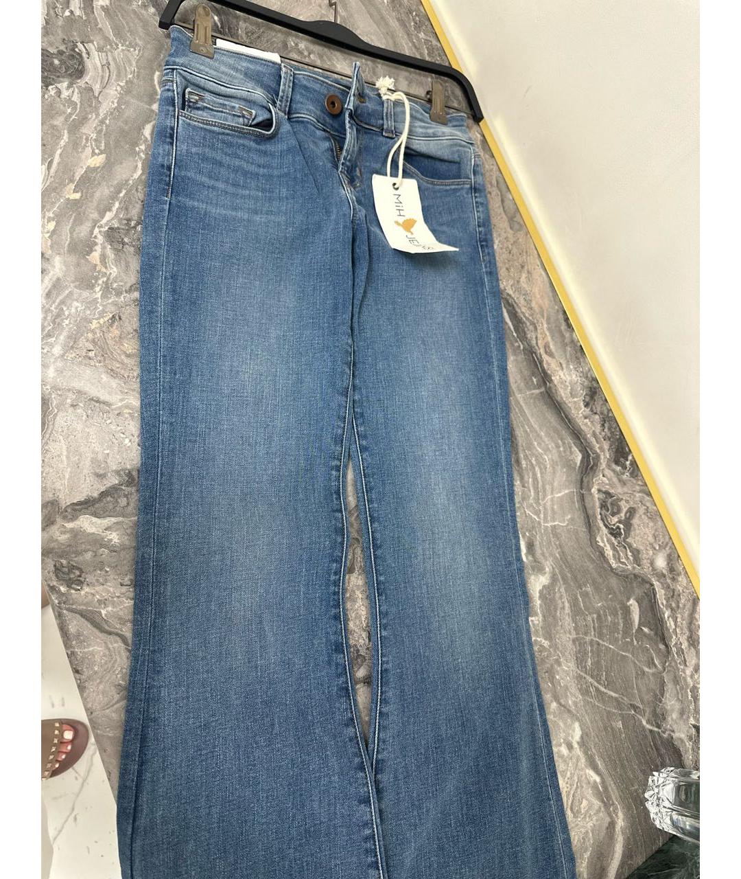 JBRAND Голубые хлопко-эластановые джинсы клеш, фото 5