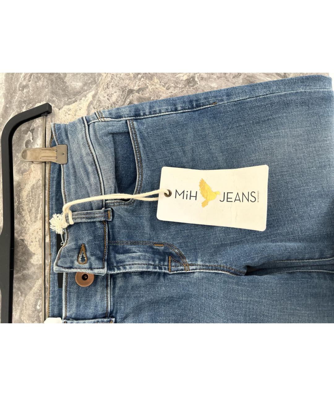 JBRAND Голубые хлопко-эластановые джинсы клеш, фото 4
