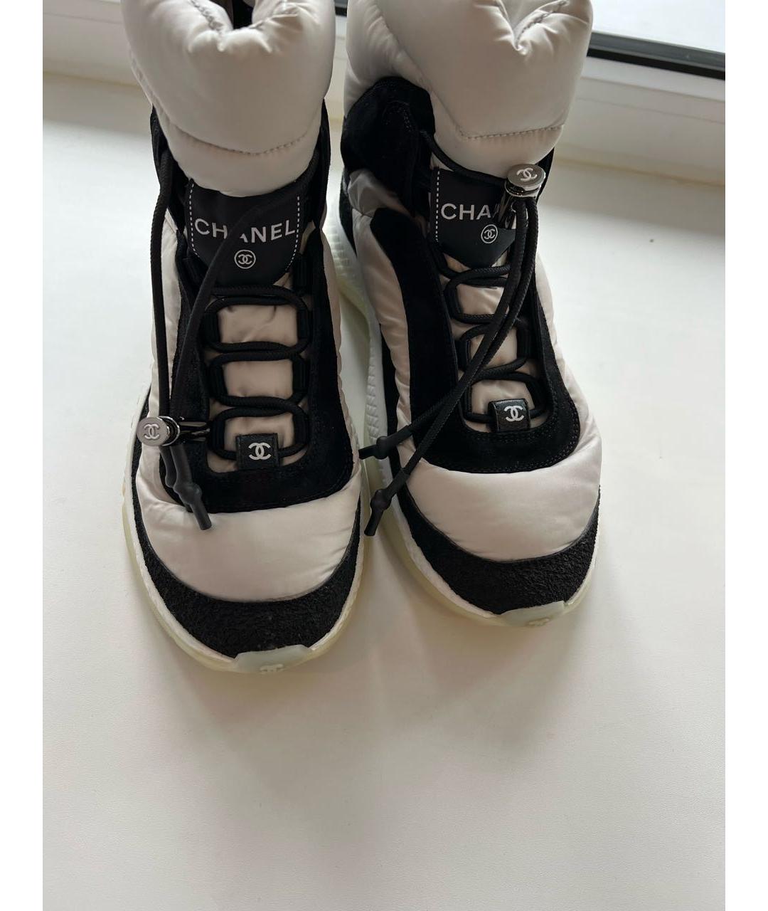 CHANEL Бежевые ботинки, фото 2