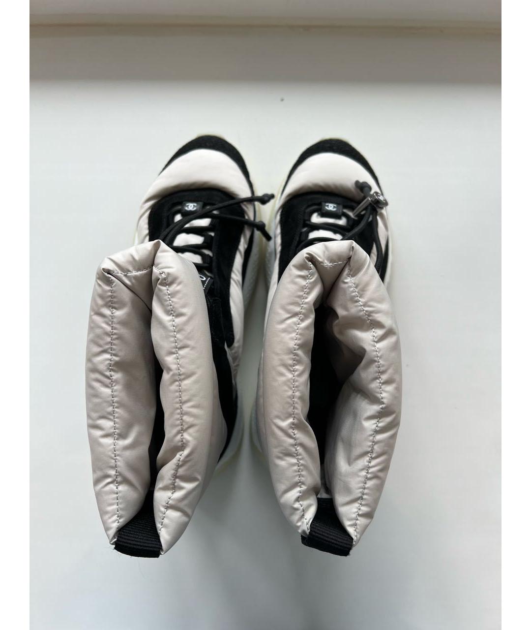 CHANEL Бежевые ботинки, фото 4