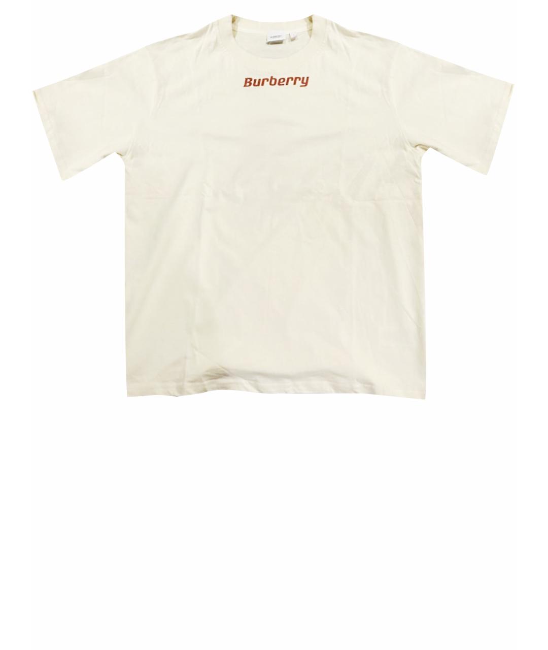 BURBERRY Бежевая футболка, фото 1
