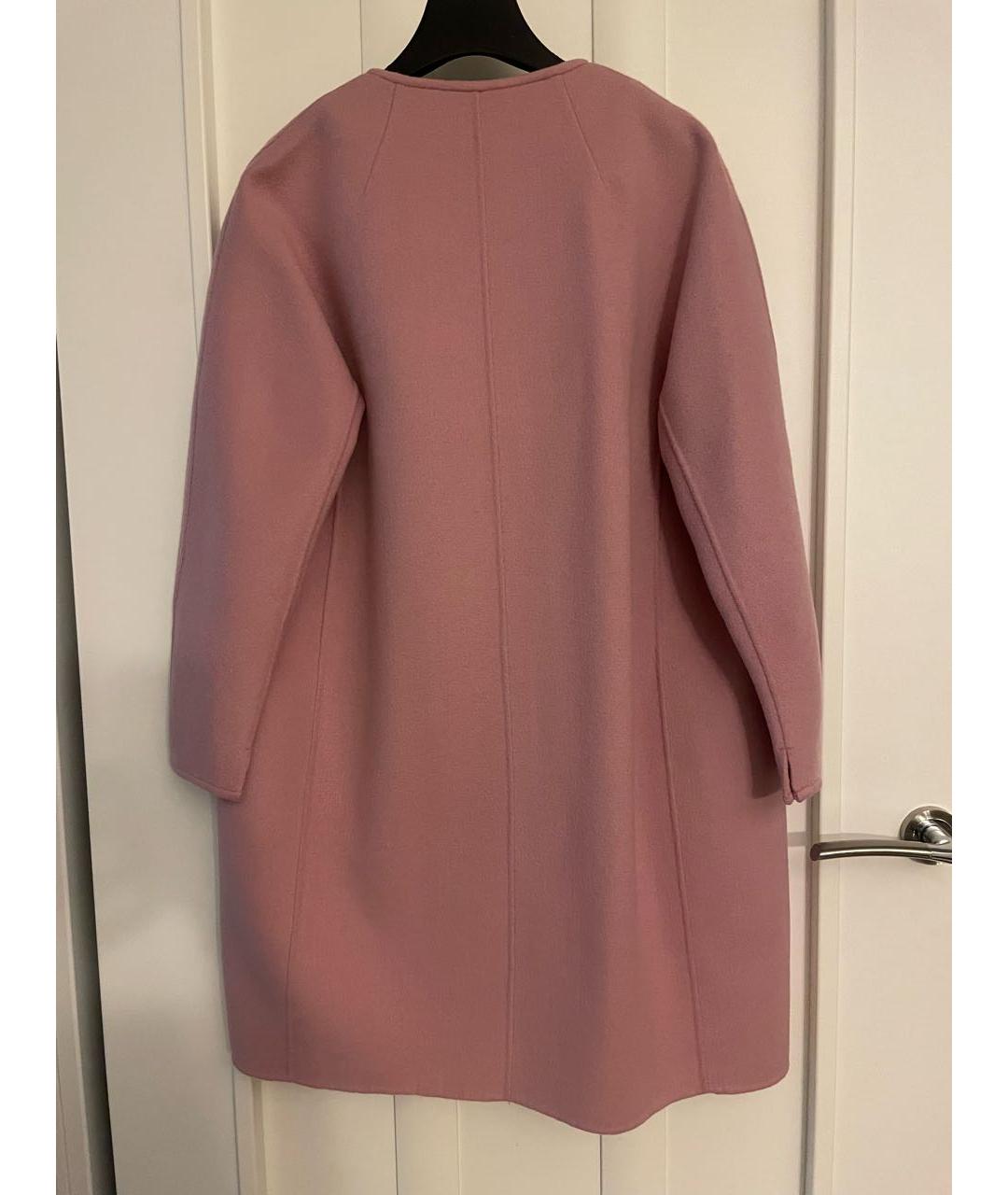 'S MAX MARA Розовое шерстяное пальто, фото 2