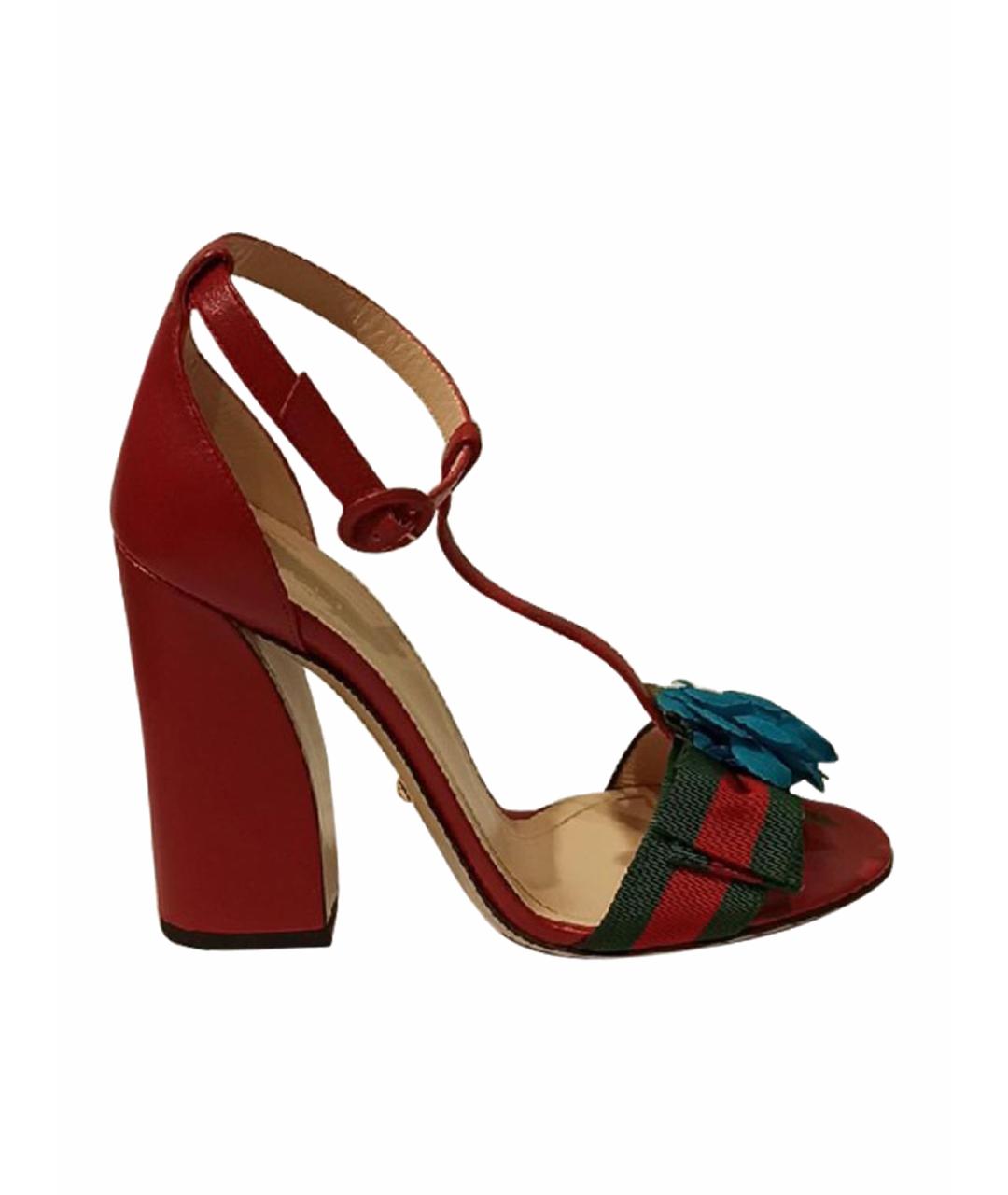 GUCCI Кожаные босоножки, фото 1