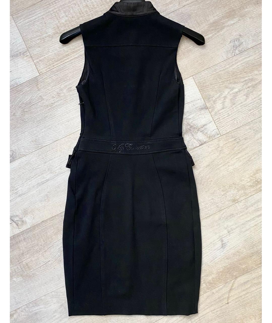 VDP Черное вискозное повседневное платье, фото 2