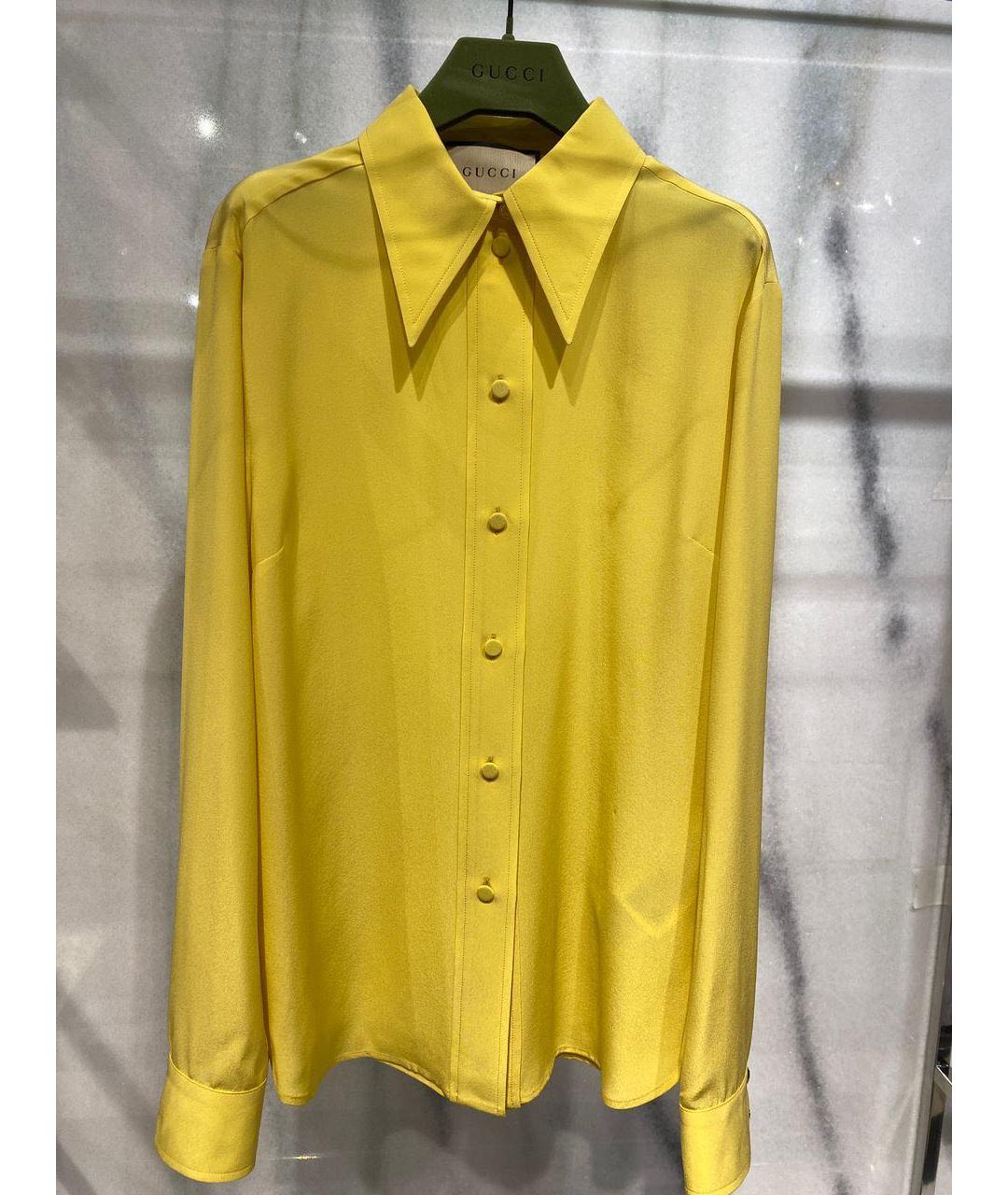 GUCCI Желтая рубашка, фото 3