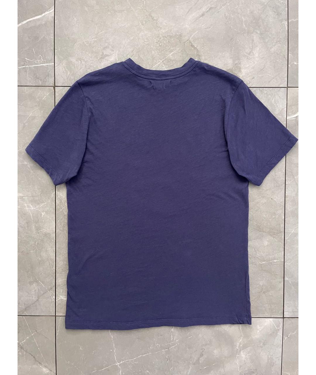 ISABEL MARANT ETOILE Фиолетовая хлопковая футболка, фото 2