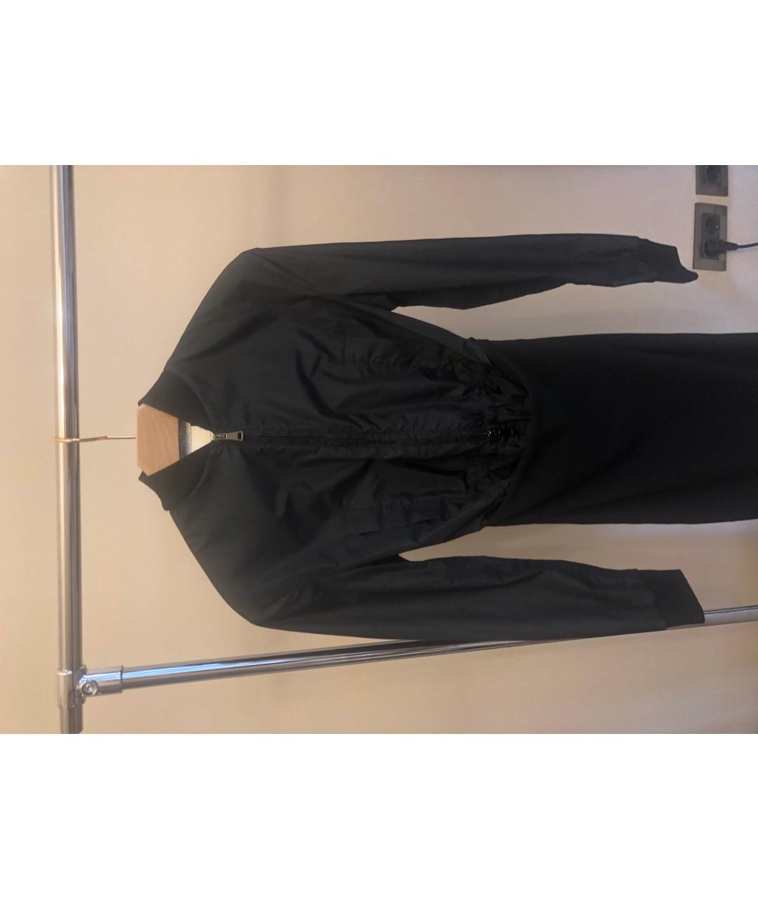 MAX MARA Черное полиэстеровое повседневное платье, фото 5