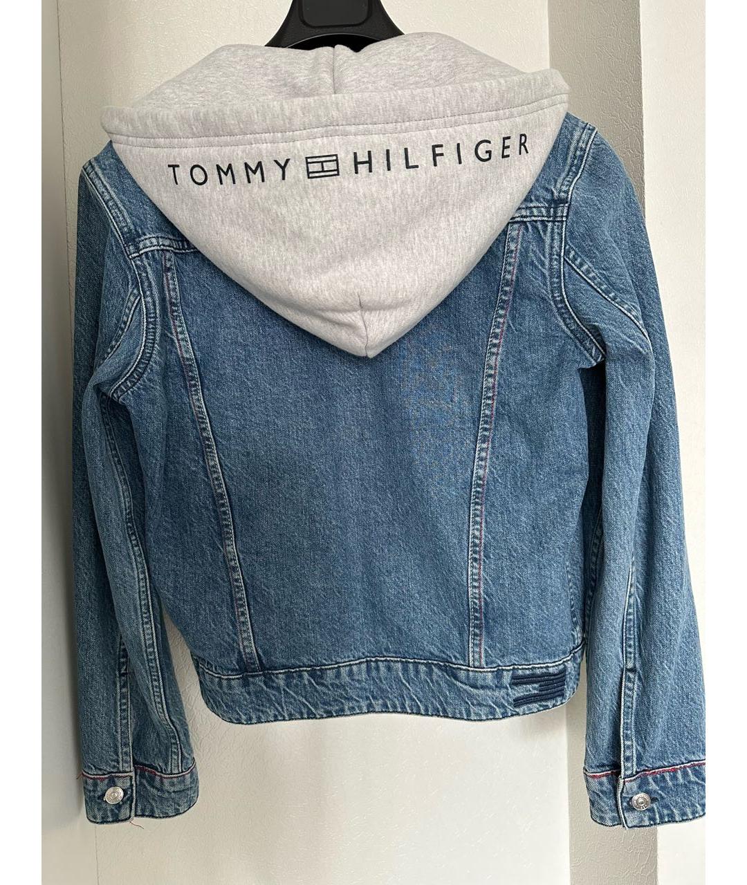 TOMMY HILFIGER Синий хлопковый жакет/пиджак, фото 2