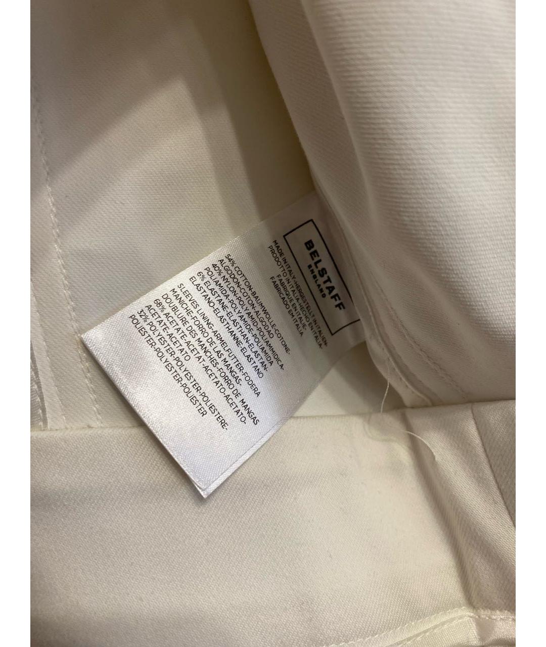 BELSTAFF Белый хлопковый жакет/пиджак, фото 4