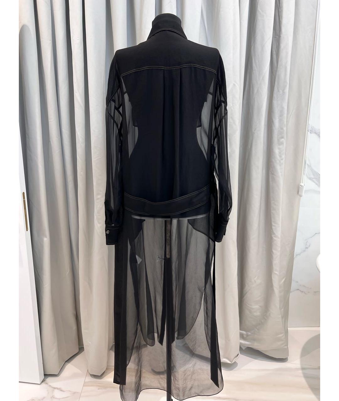 BRUNELLO CUCINELLI Черное шелковое коктейльное платье, фото 3