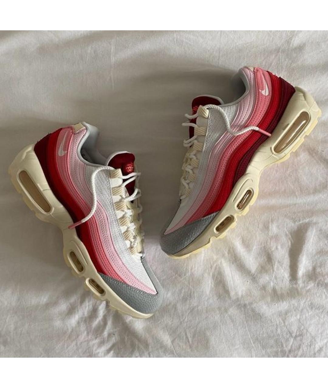 NIKE Бордовые низкие кроссовки / кеды, фото 5