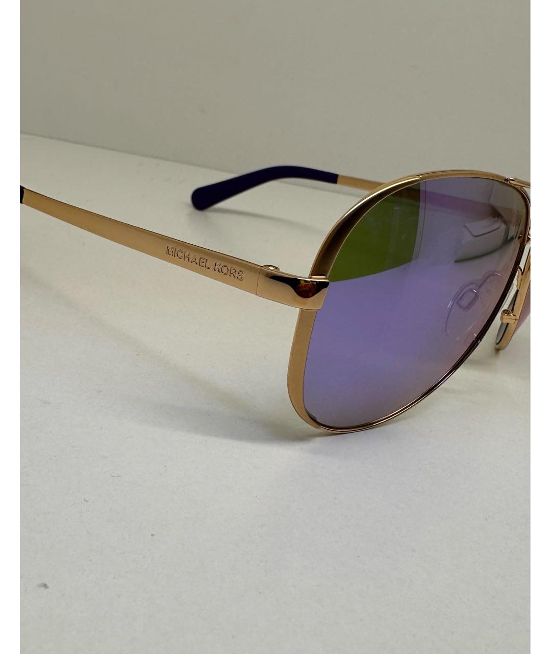 MICHAEL KORS Металлические солнцезащитные очки, фото 3