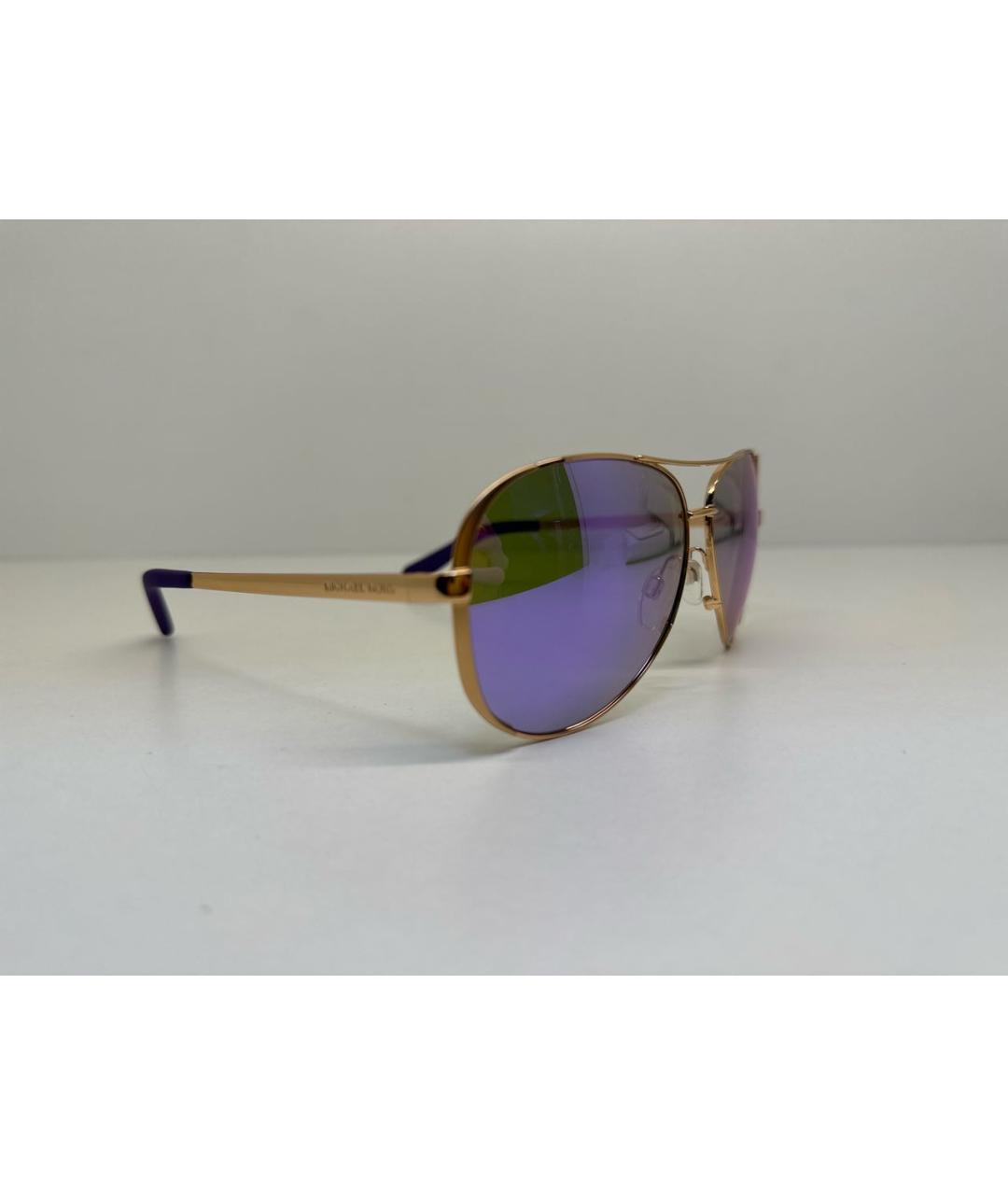 MICHAEL KORS Металлические солнцезащитные очки, фото 2