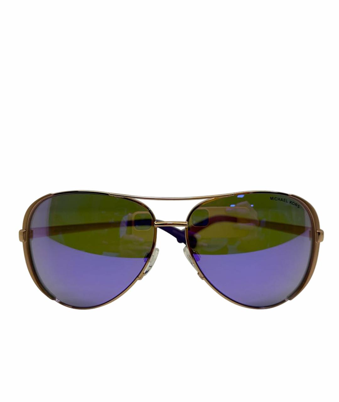 MICHAEL KORS Металлические солнцезащитные очки, фото 1