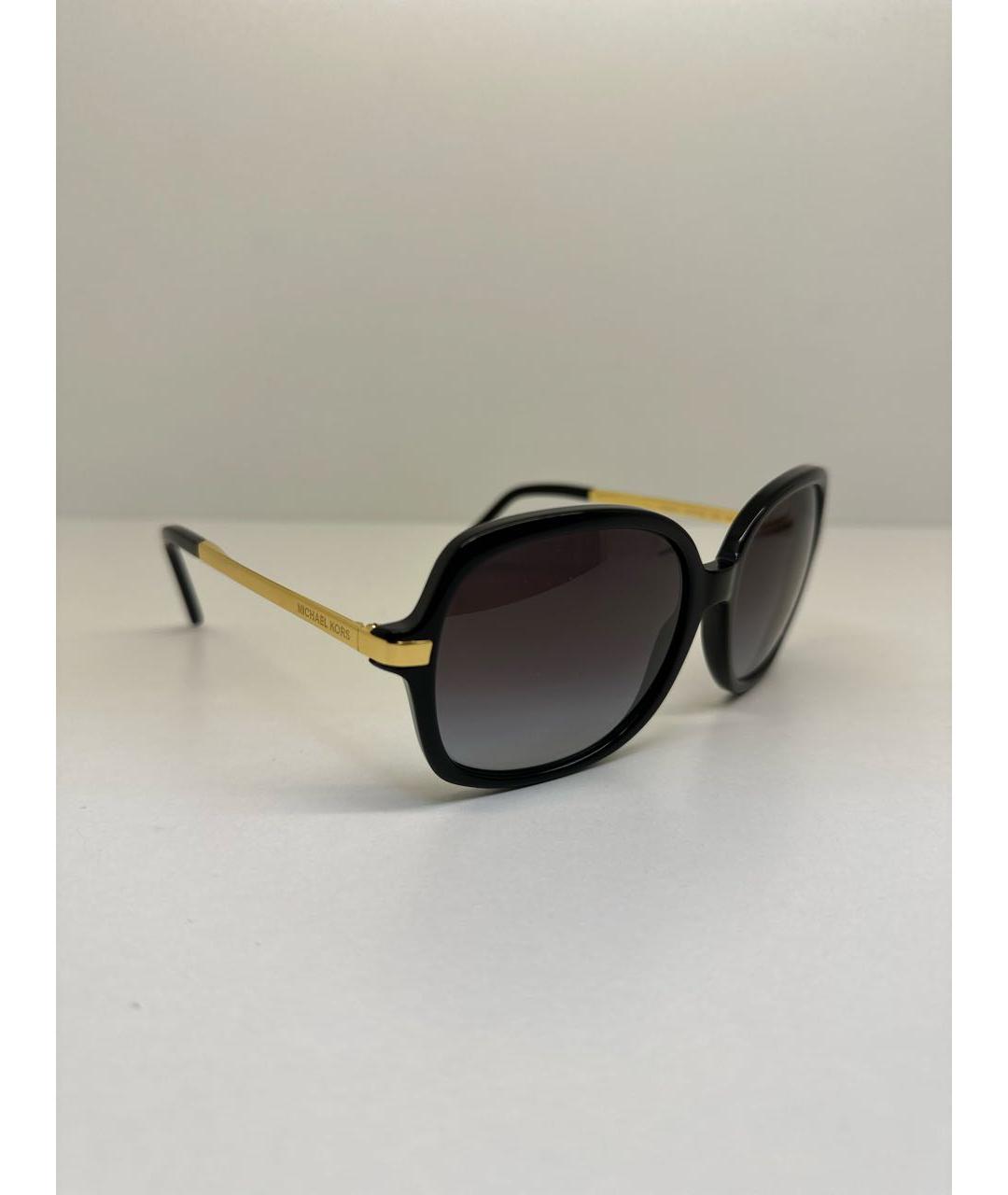 MICHAEL KORS Черные металлические солнцезащитные очки, фото 2