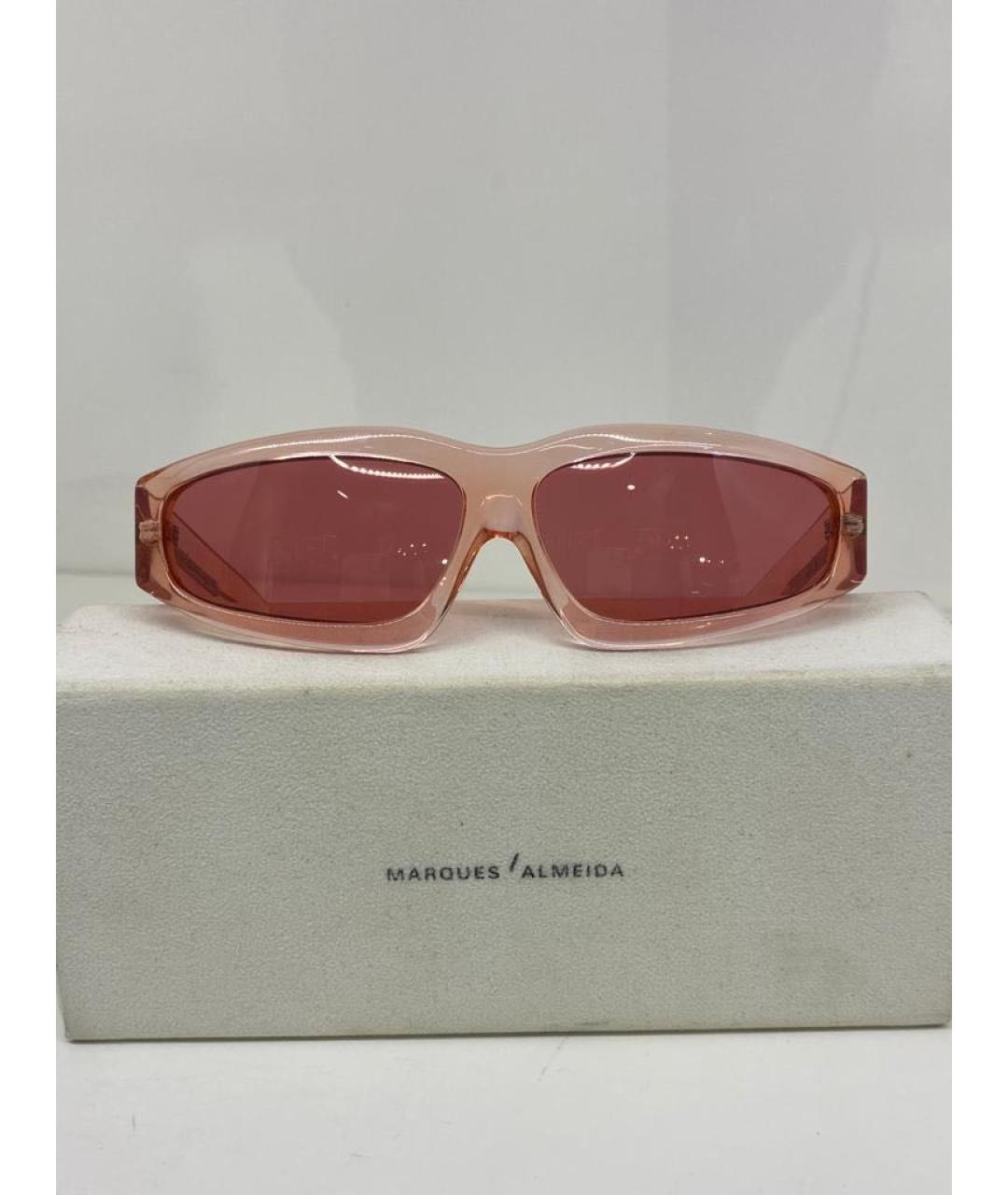 MARQUES' ALMEIDA Розовые пластиковые солнцезащитные очки, фото 9