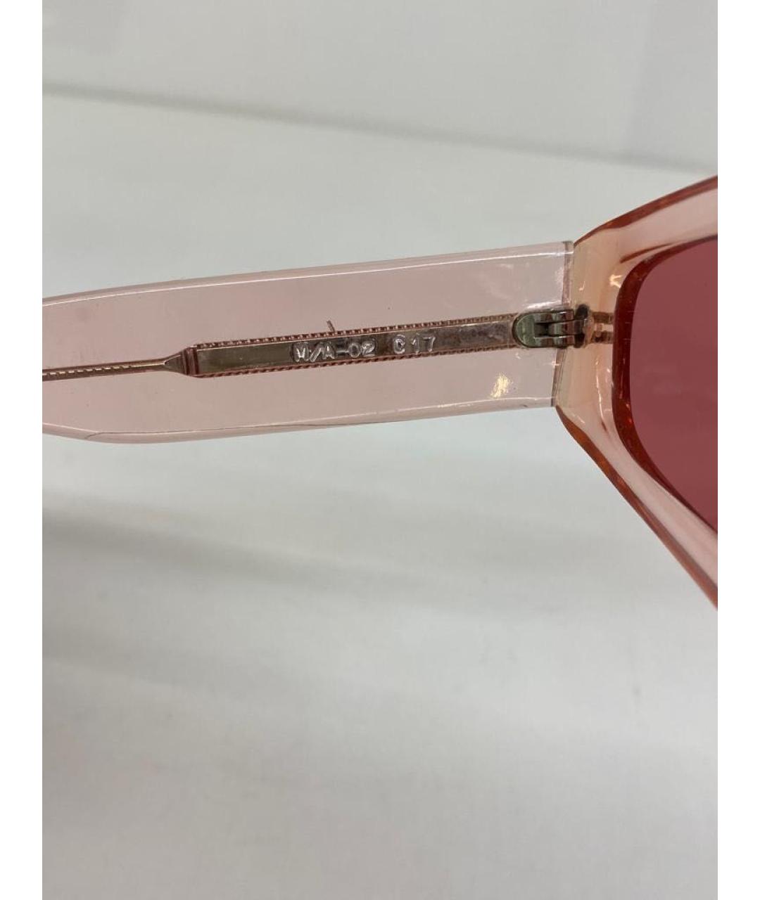 MARQUES' ALMEIDA Розовые пластиковые солнцезащитные очки, фото 7