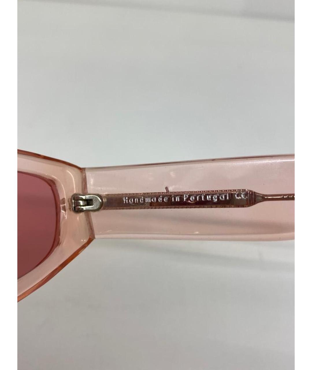MARQUES' ALMEIDA Розовые пластиковые солнцезащитные очки, фото 6
