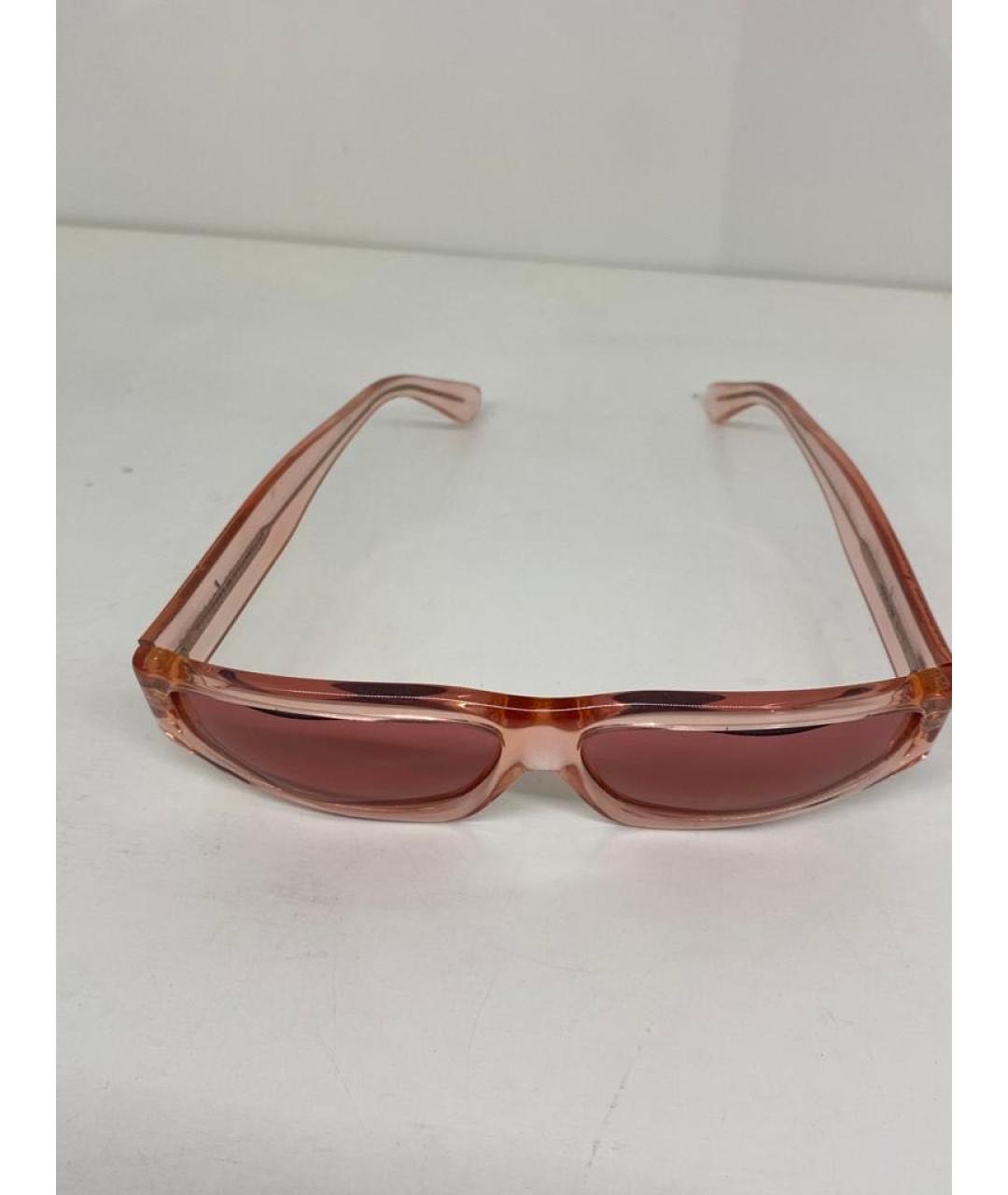 MARQUES' ALMEIDA Розовые пластиковые солнцезащитные очки, фото 3