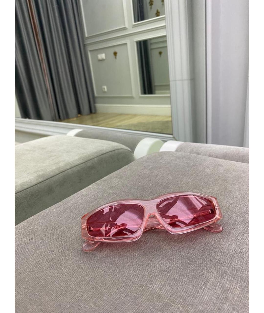 MARQUES' ALMEIDA Розовые пластиковые солнцезащитные очки, фото 8
