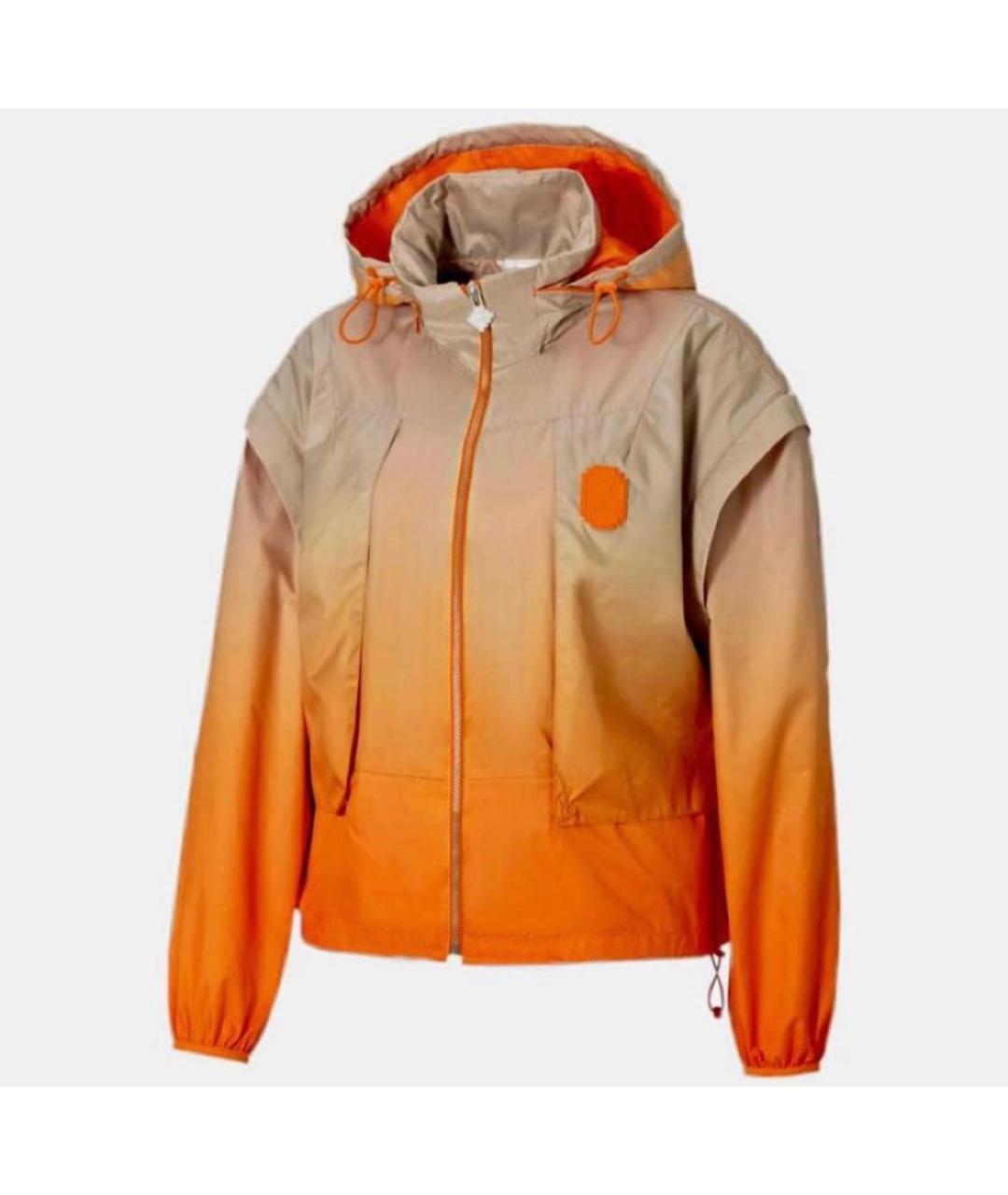 PUMA Оранжевая полиэстеровая спортивная куртка, фото 8
