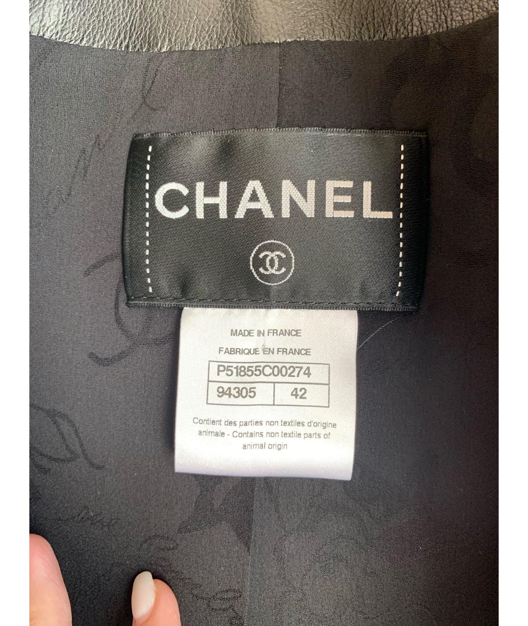 CHANEL Мульти кожаная куртка, фото 3