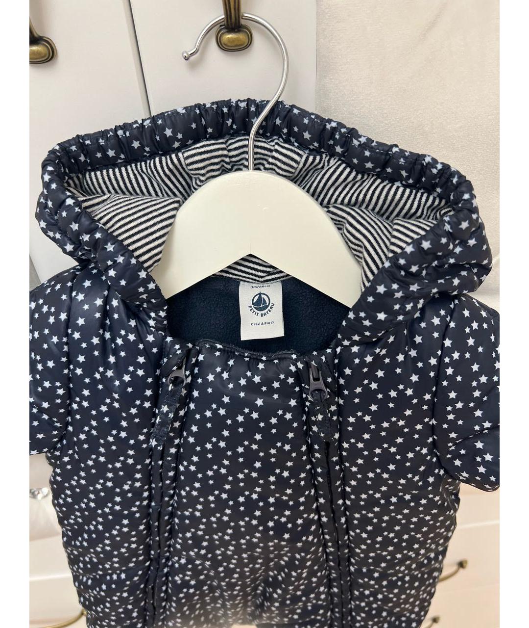 PETIT BATEAU KIDS Темно-синий полиэстеровый комбинезон, фото 3