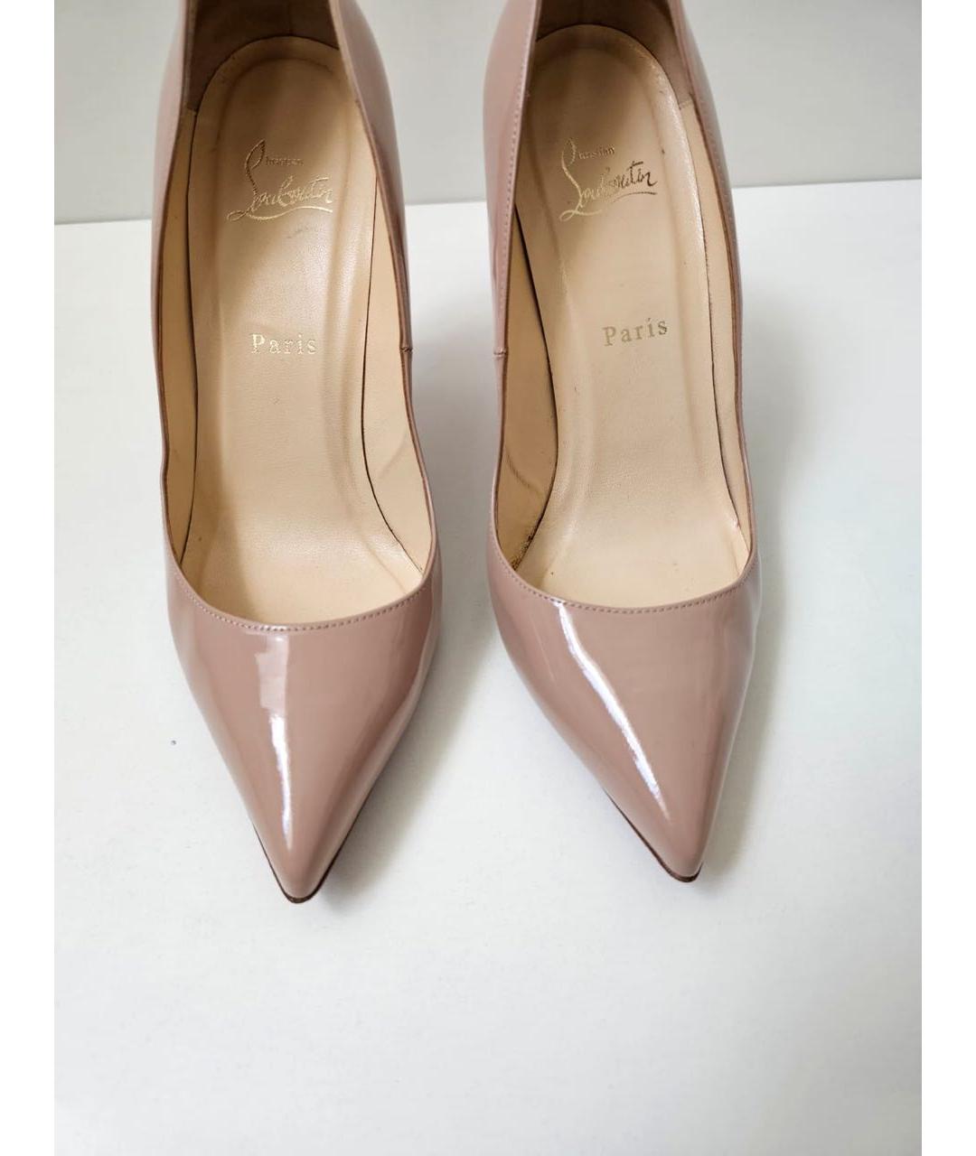 CHRISTIAN LOUBOUTIN Туфли из лакированной кожи, фото 4