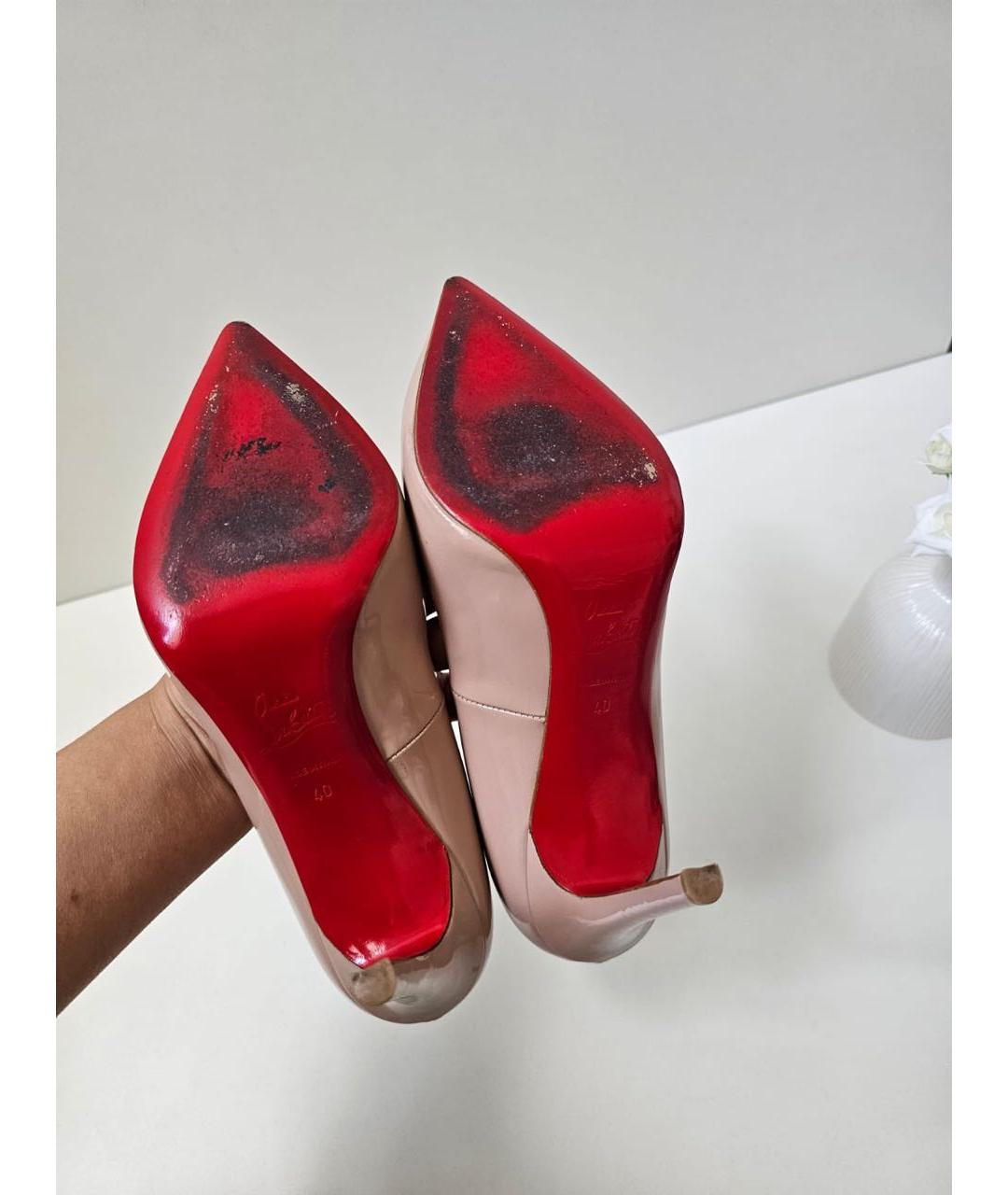 CHRISTIAN LOUBOUTIN Туфли из лакированной кожи, фото 5