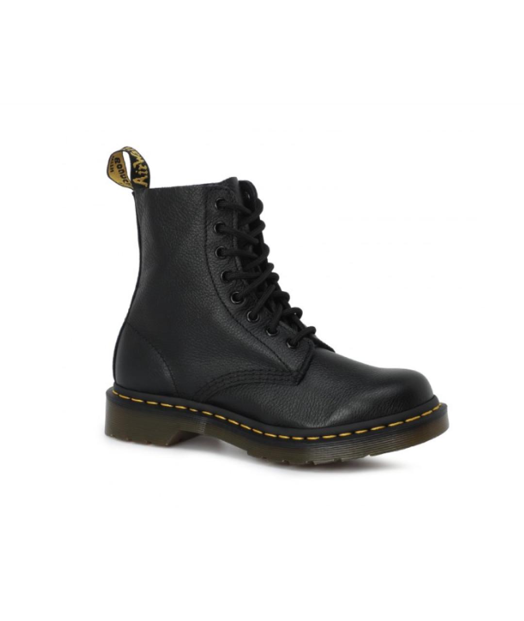 DR. MARTENS Черные кожаные высокие ботинки, фото 8