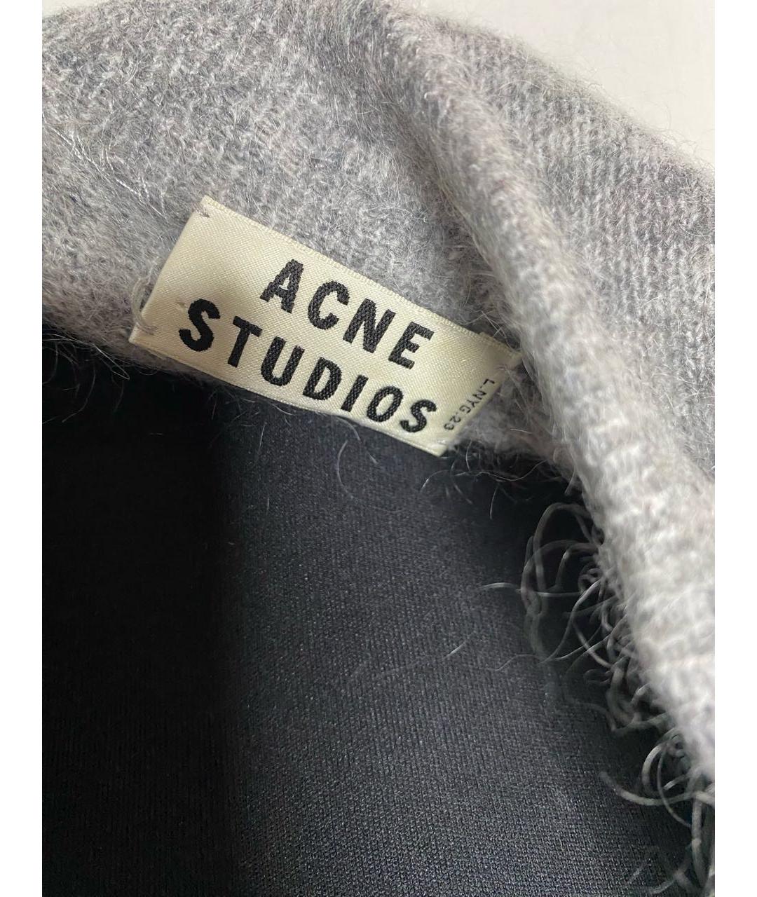 ACNE STUDIOS Серый кардиган, фото 4