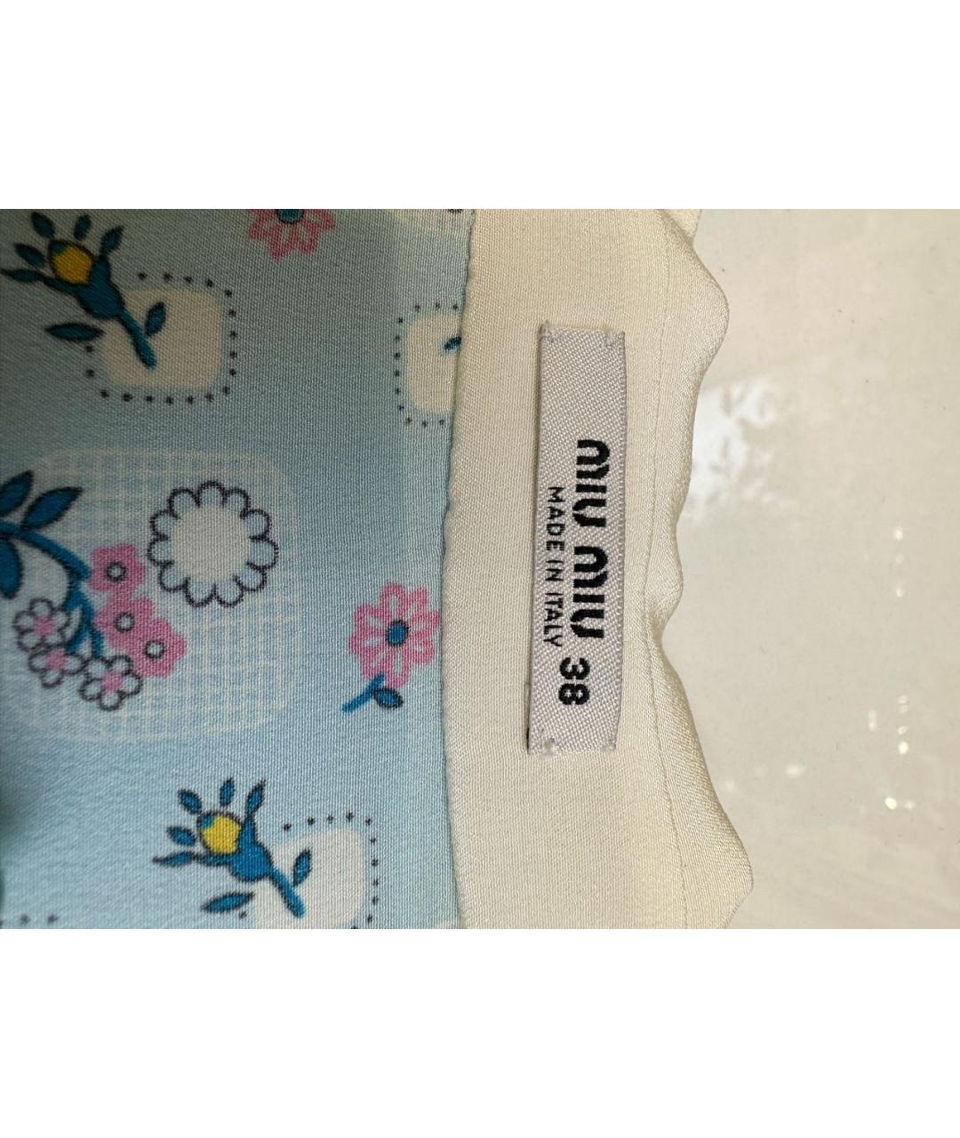 MIU MIU Голубое платье, фото 4