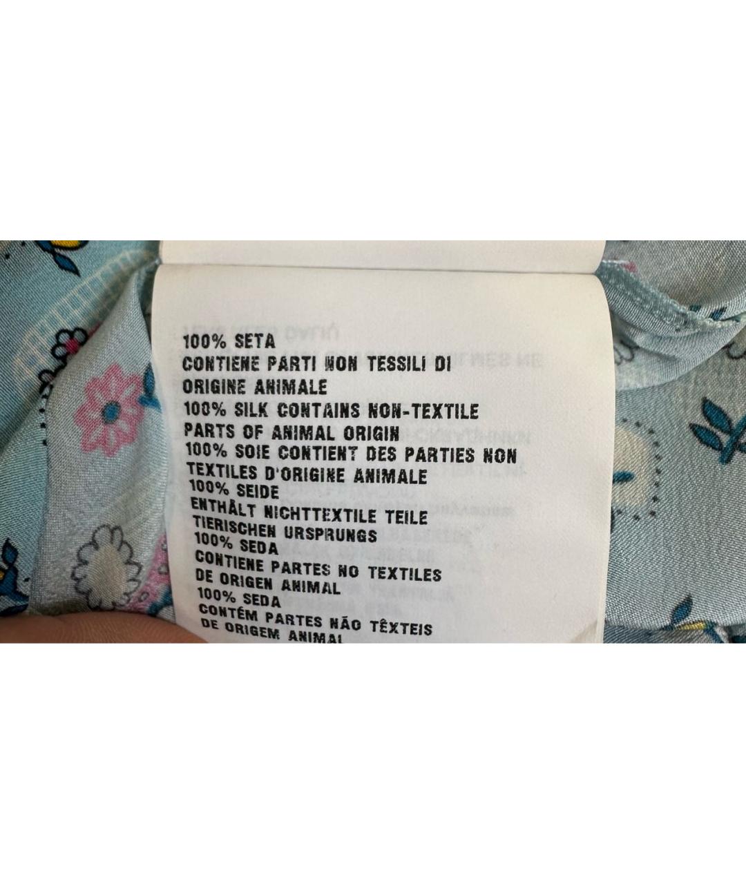MIU MIU Голубое платье, фото 5