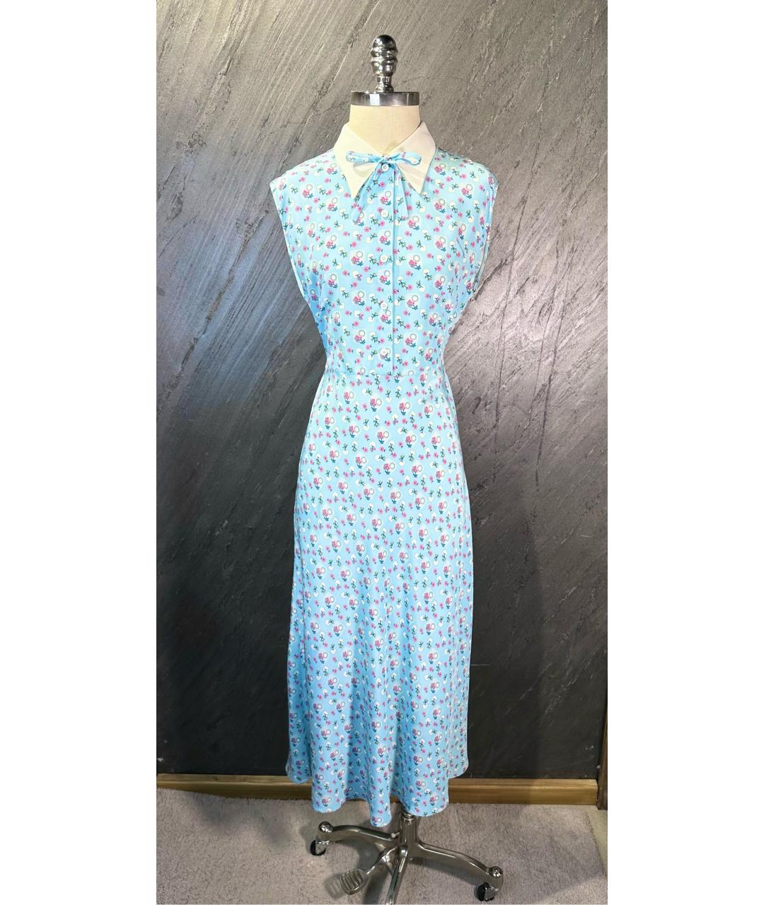 MIU MIU Голубое платье, фото 9