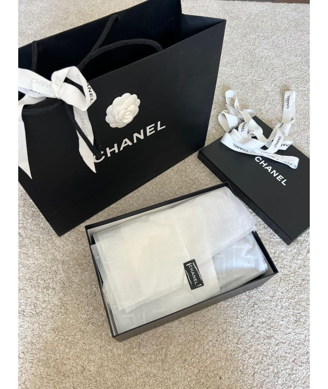 CHANEL Бежевые кожаные туфли, фото 4