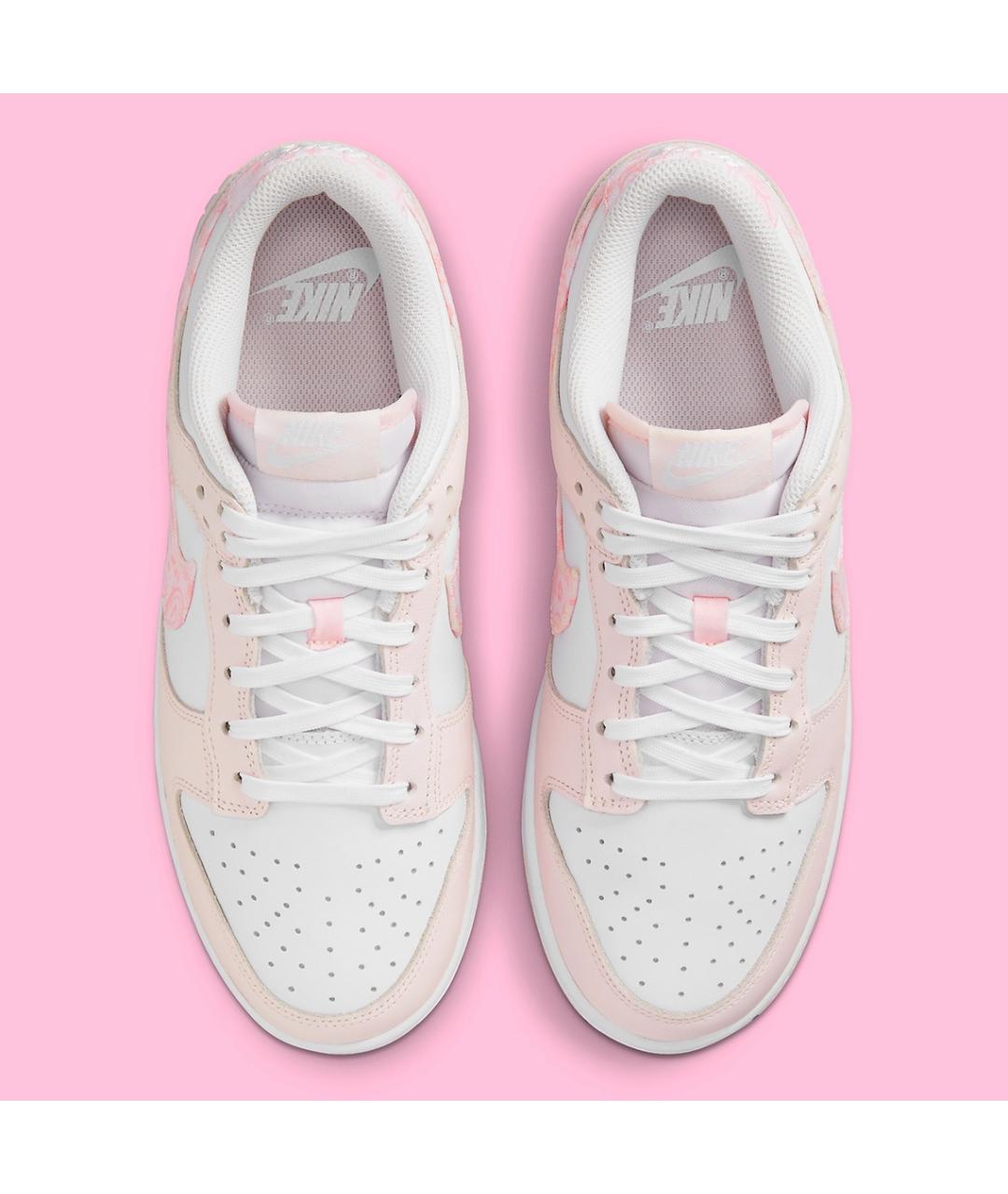 NIKE Розовые кожаные кроссовки, фото 4