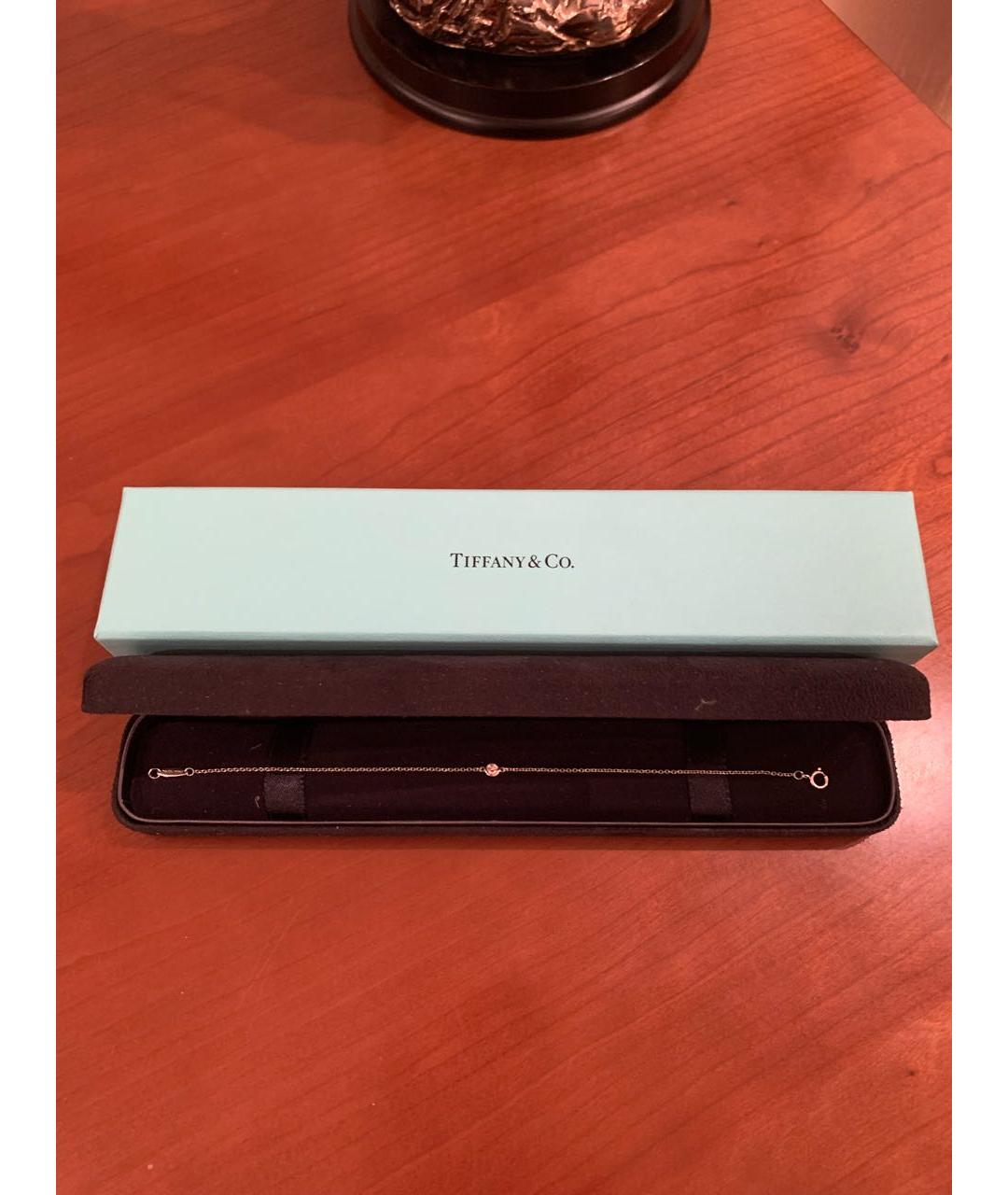 TIFFANY&CO Серебрянный платиновый браслет, фото 8