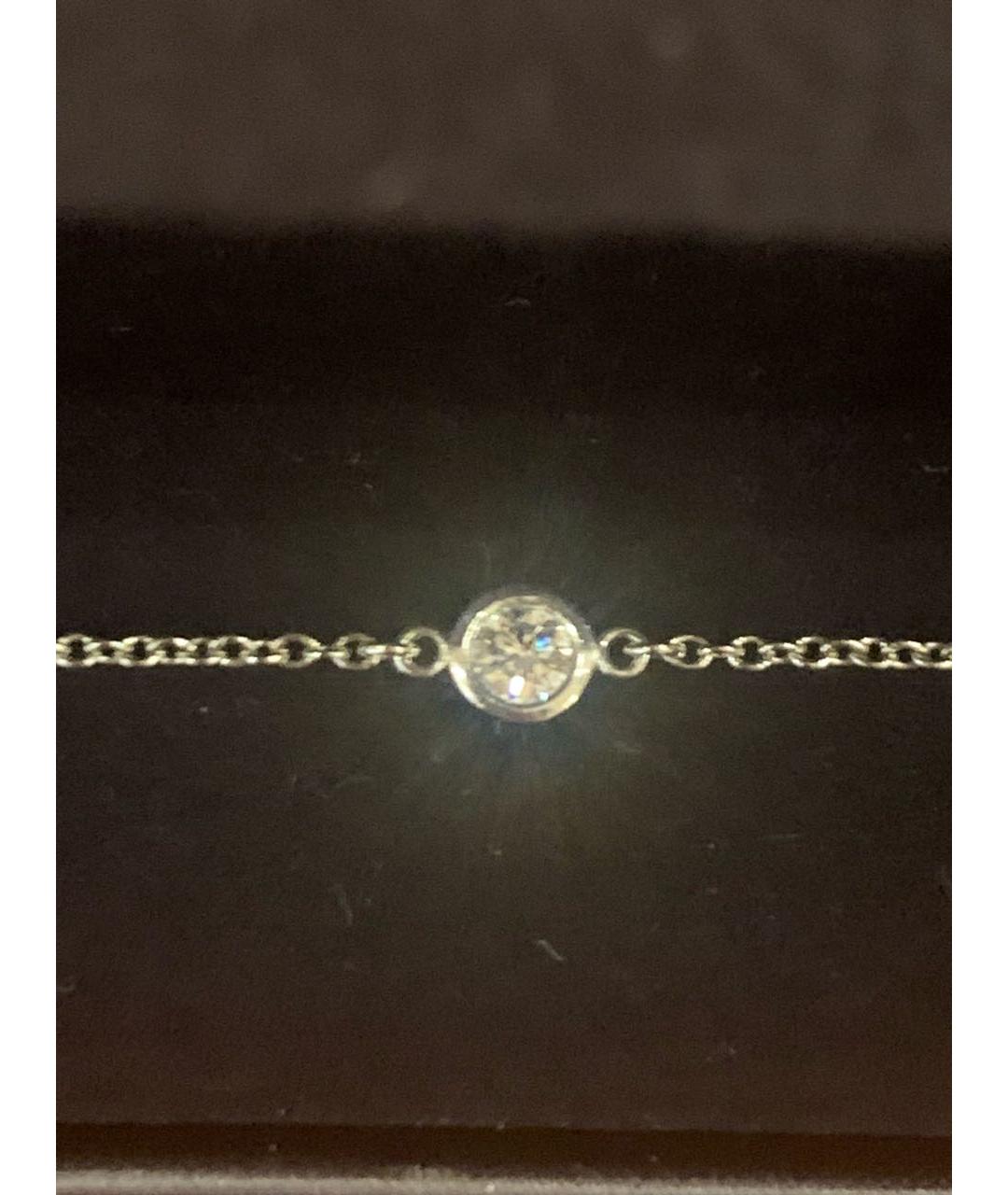 TIFFANY&CO Серебрянный платиновый браслет, фото 4