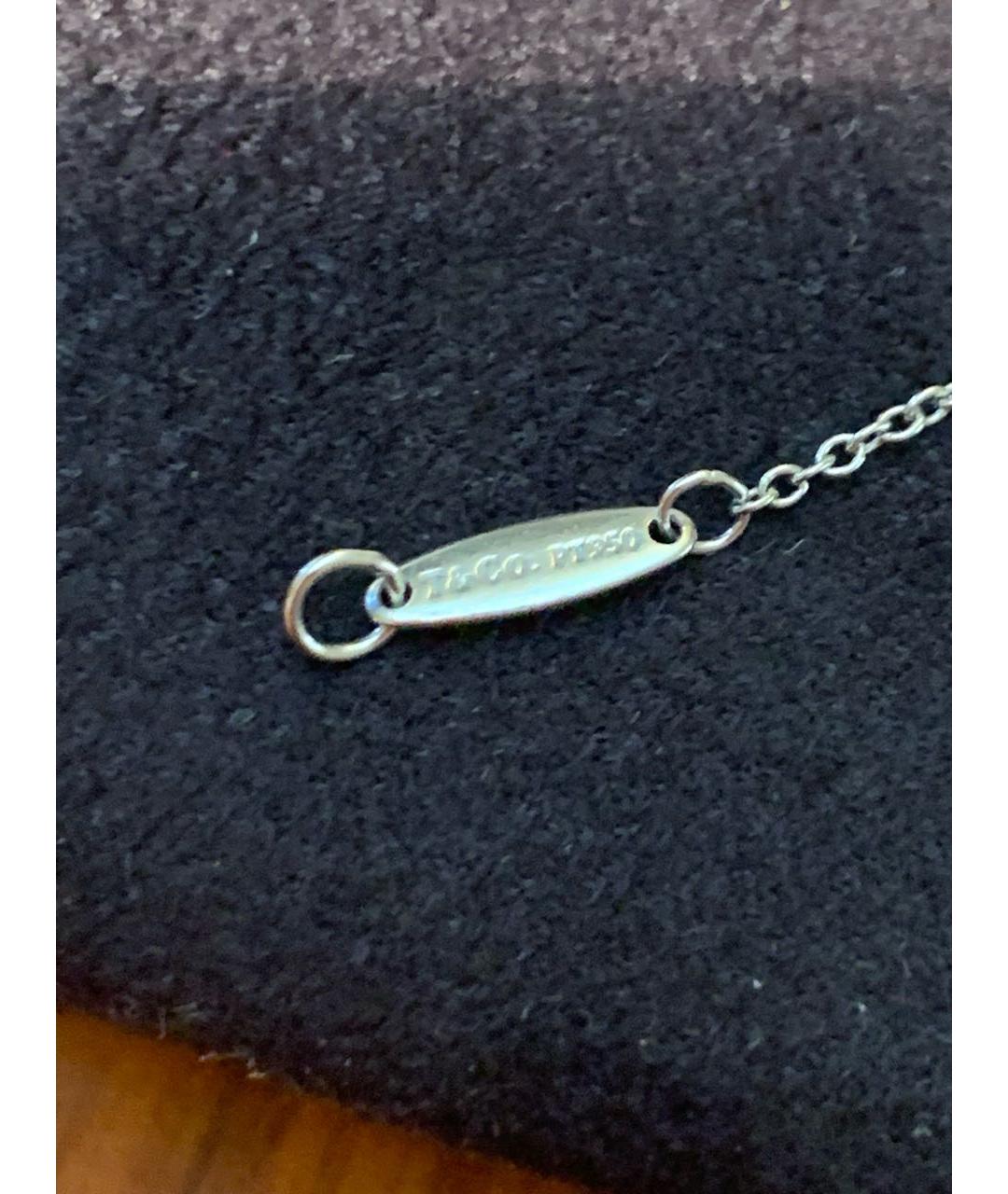 TIFFANY&CO Серебрянный платиновый браслет, фото 6