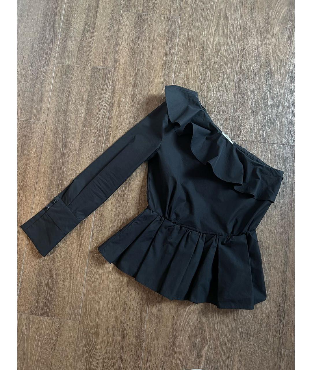 FENDI Черная хлопковая блузы, фото 5