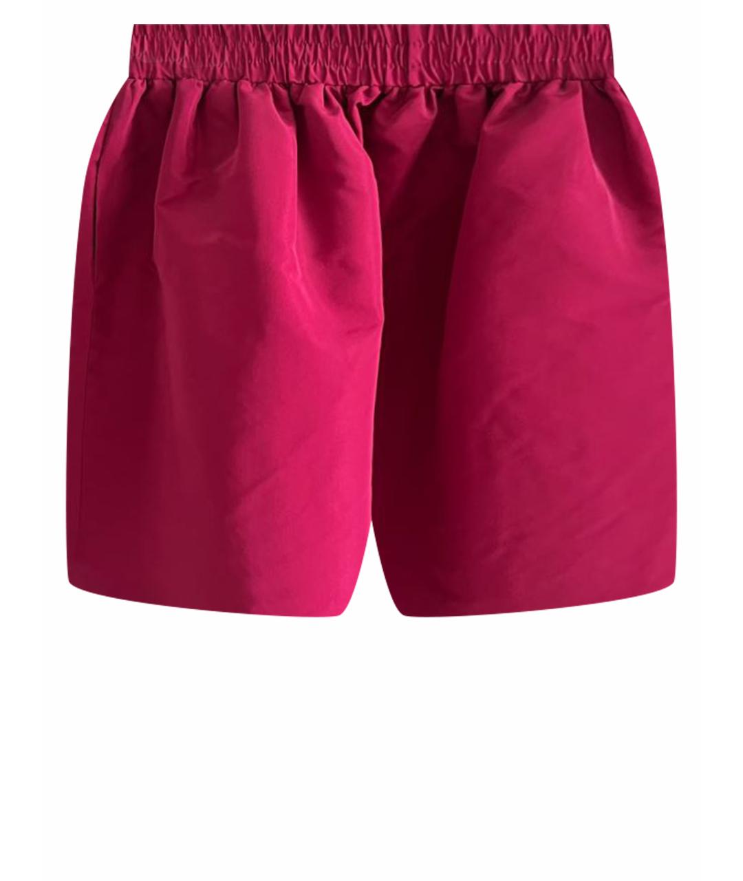 RED VALENTINO Фуксия вискозная юбка мини, фото 1