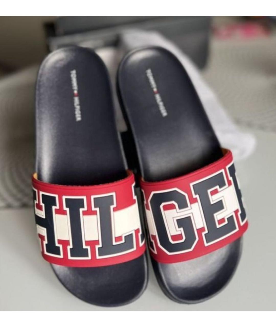 TOMMY HILFIGER Мульти резиновые шлепанцы, фото 2