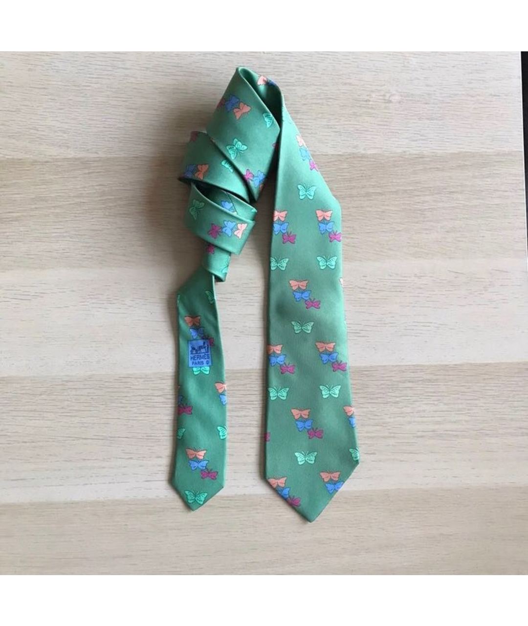 HERMES PRE-OWNED Мульти шелковый галстук, фото 7